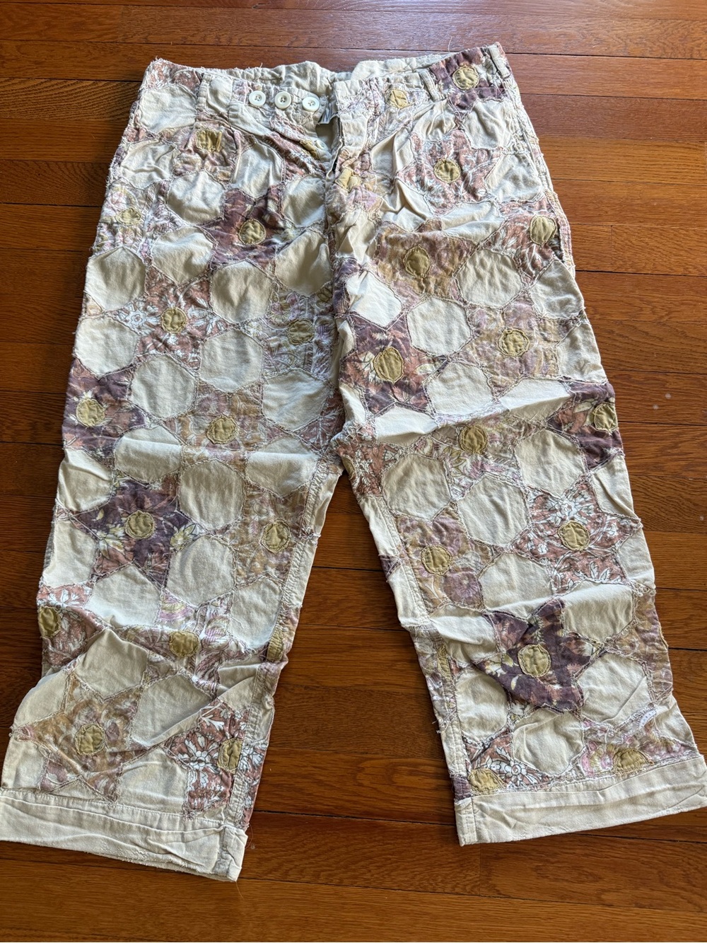 Magnolia Pearl Patterned Patchwork Pants